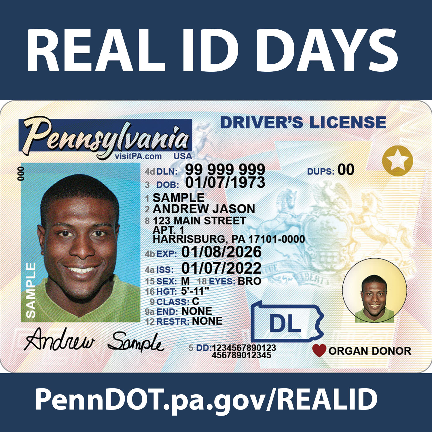 To help ensure residents in our area can secure a real id by the